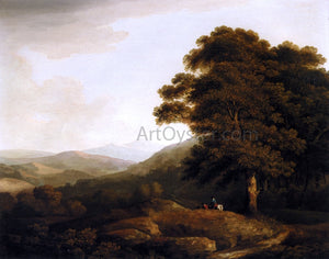  Francis Towne A Landscape Looking North from the Lower Slopes of Snowdon - Art Print