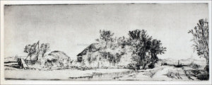  Rembrandt Van Rijn The Landscape of Irregular Form - Art Print