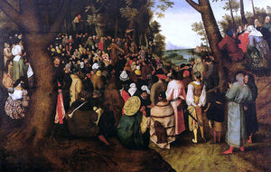  The Younger Pieter Bruegel A Landscape With Saint John The Baptist Preaching - Art Print