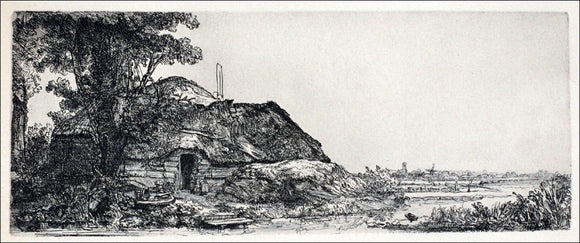  Rembrandt Van Rijn The Large Landscape with a Mill-Sail - Art Print