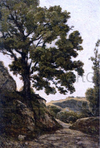  Henri Harpignies A Large Tree - Path in the Countryside - Art Print
