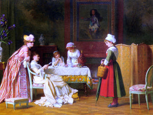  Charles Baugniet A Letter of Recommendation - Art Print