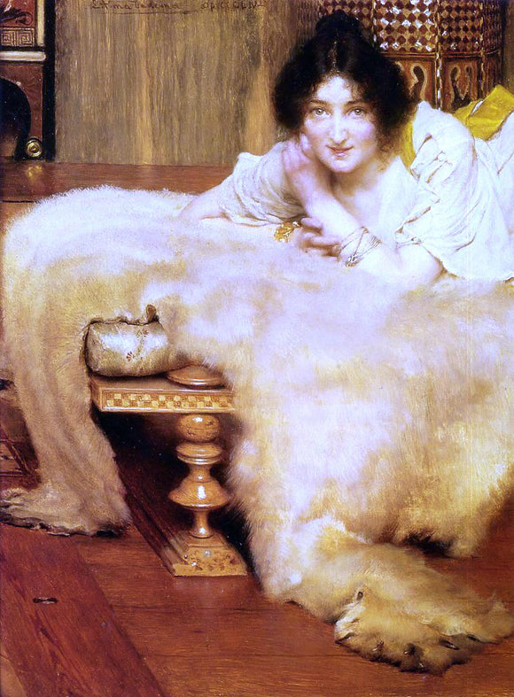  Sir Lawrence Alma-Tadema A Listener - Art Print