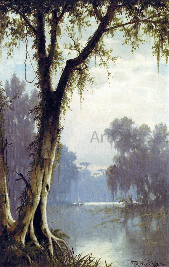  Joseph R Meeker A Louisiana Bayou - Art Print