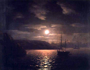  Ivan Constantinovich Aivazovsky A Lunar Night on the Black Sea - Art Print
