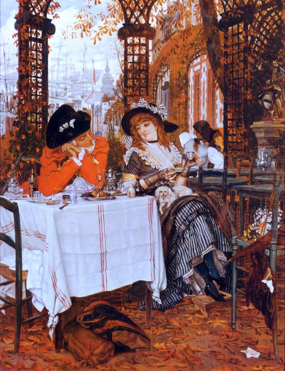  James Tissot A Luncheon - Art Print