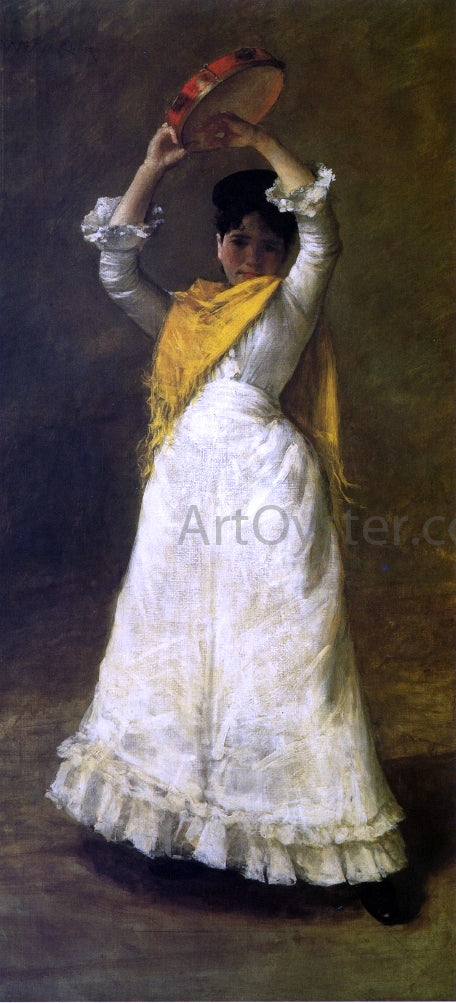  William Merritt Chase A Madrid Dancing Girl - Art Print