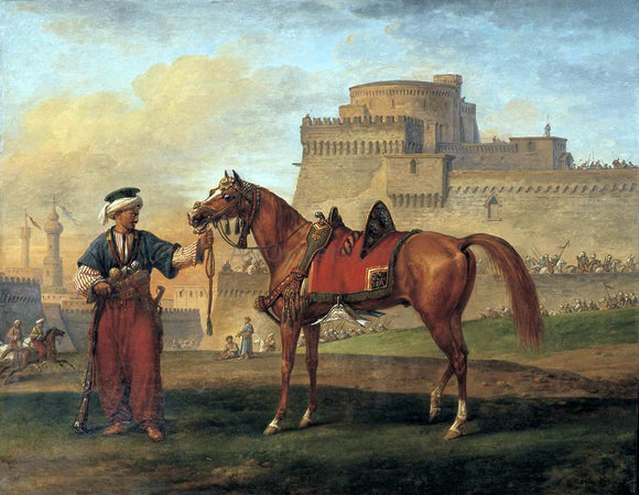  Carle Vernet A Mameluk Leading His Horse - Art Print