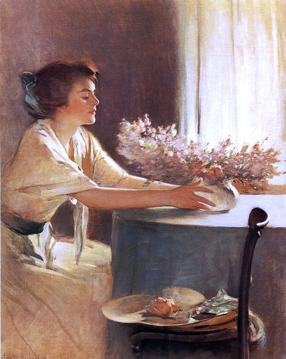  John White Alexander A Meadow Flower - Art Print