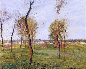  Camille Pissarro A Meadow in Moret - Art Print