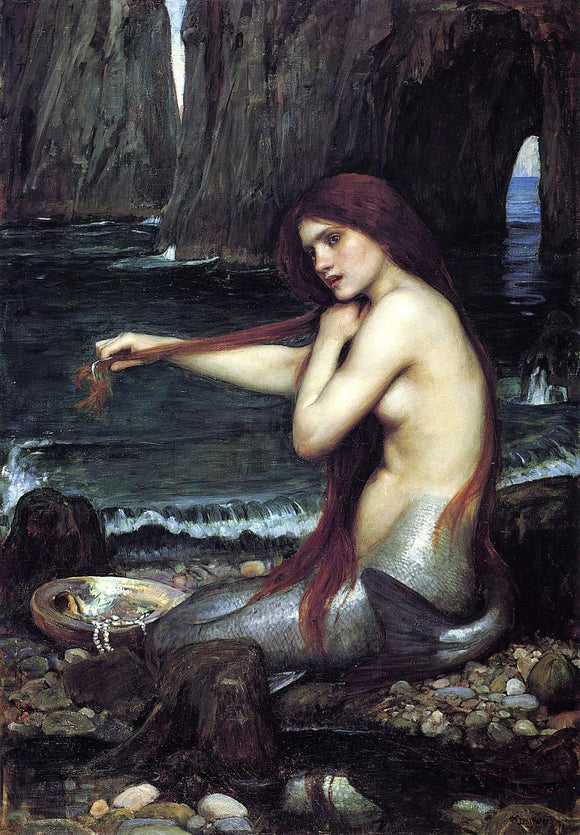  John William Waterhouse A Mermaid - Art Print