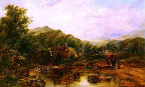  Frederick Waters Watts A Mill Stream Among The Hills - Art Print