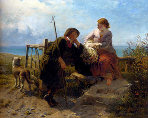  James John Hill A Moment's Rest - Art Print
