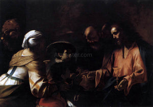  Mattia Preti A Mother Entrusting Her Sons to Christ - Art Print