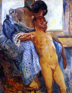  Lovis Corinth A Mother's Love - Art Print