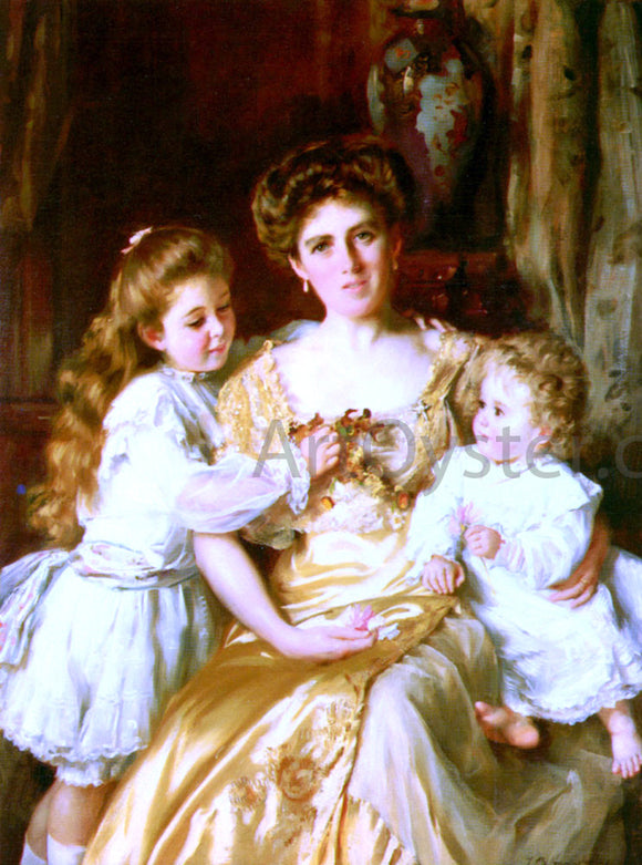  Thomas Benjamin Kennington A Mother's Love - Art Print