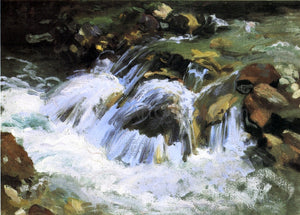  John Singer Sargent A Mountain Stream, Tyrol - Art Print