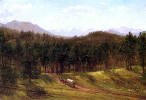  Thomas Worthington Whittredge Mountain Trail, Colorado - Art Print
