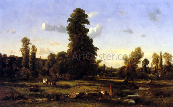  Camille Flers A Normandy Landscape - Art Print