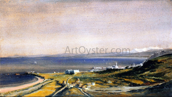  Antoine Leon Morel-Fatio A North African Port - Art Print