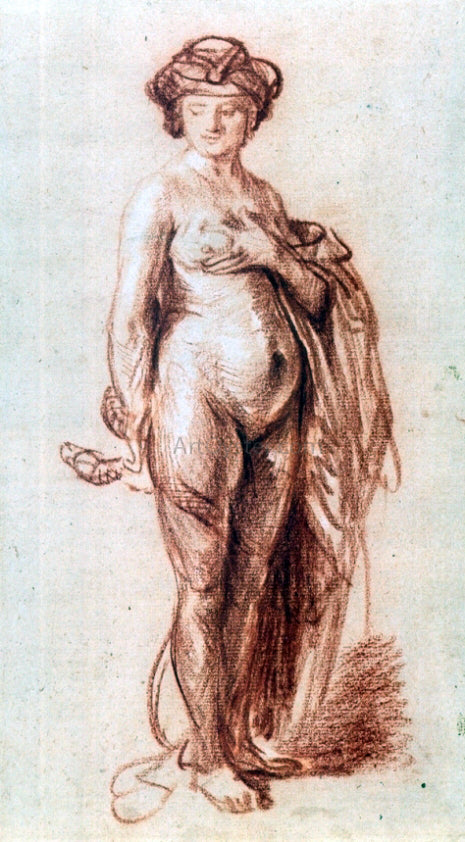  Rembrandt Van Rijn Nude Woman with a Snake - Art Print