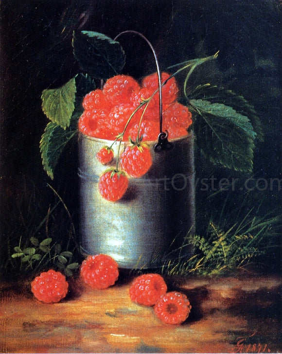  George Forster A Pail of Raspberries - Art Print