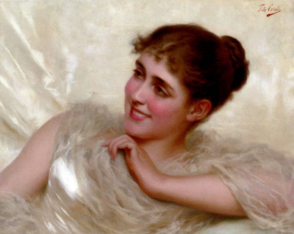  Tito Conti A Pair Of Florentine Beauties - Pic 1 - Art Print
