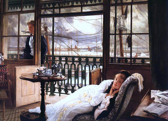  James Tissot A Passing Storm - Art Print