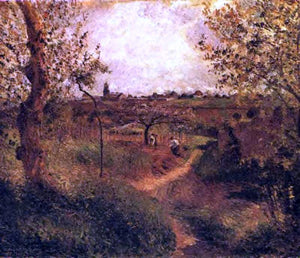  Camille Pissarro A Path Across the Fields - Art Print