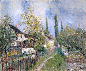  Alfred Sisley A Path at Les Sablons - Art Print