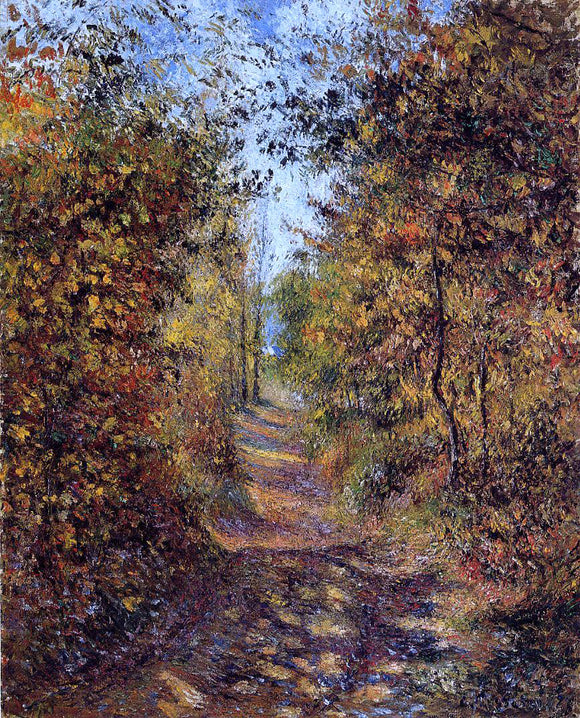  Camille Pissarro Path in the Woods, Pontoise - Art Print