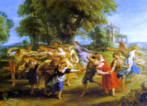  Peter Paul Rubens A Peasant Dance - Art Print