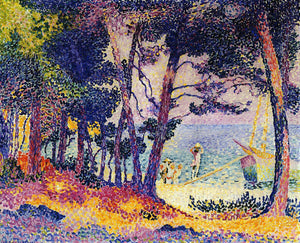  Henri Edmond Cross A Pine Wood, Provence - Art Print