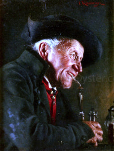 Carl Kronberger A Portrait Of A Man In A Tavern - Art Print