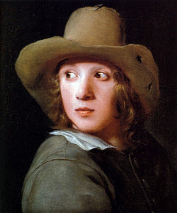  Michael Sweerts A Portrait of a Young Man Wearing A Brown Hat - Art Print