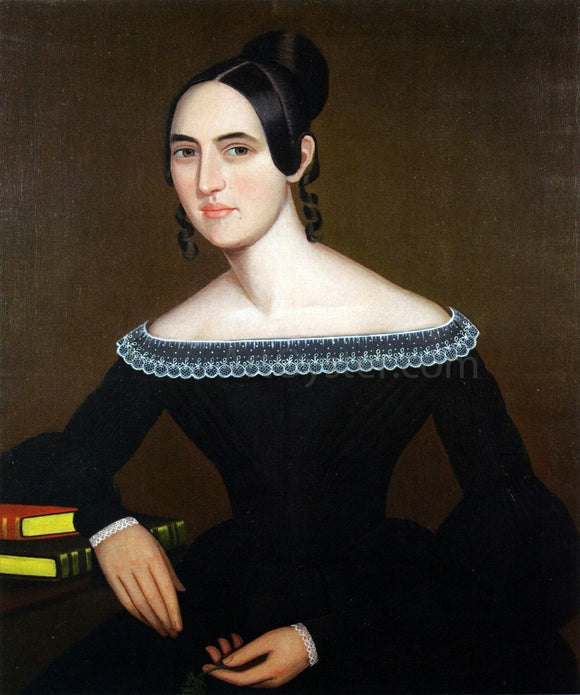  Ammi Phillips A Portrait of Jeanette Payne - Art Print