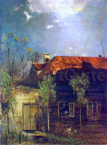  Alexei Kondratevich Savrasov A Provincial Cottage, Spring - Art Print