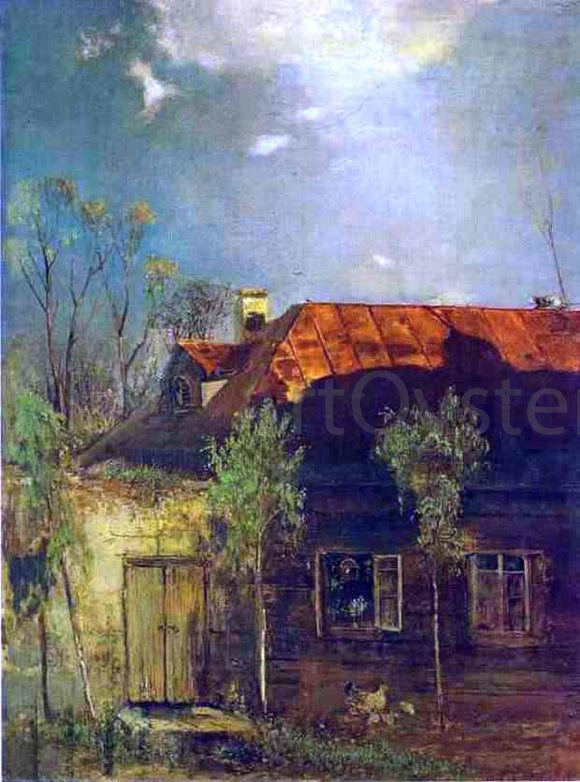  Alexei Kondratevich Savrasov A Provincial Cottage, Spring - Art Print