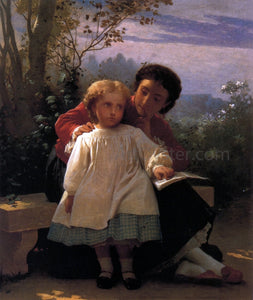  Leon Bazile Perrault A Reading Lesson - Art Print