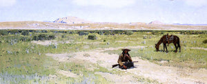  Henry F Farney Rest in the Desert - Art Print