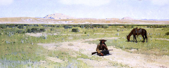  Henry F Farney Rest in the Desert - Art Print
