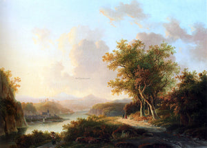  Willem De Klerk A Rhenish Summer Landscape - Art Print