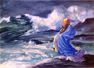  John La Farge A Rishi Calling up a Storm, Japanese Folk Lore - Art Print