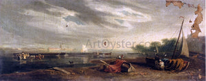  John Varley A River Landscape on the Thames - Art Print