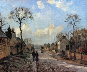  Camille Pissarro A Road in Louveciennes - Art Print