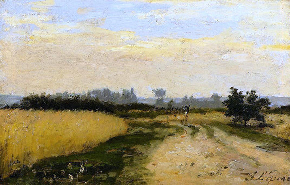  Stanislas Lepine A Road in the Countryside - Art Print