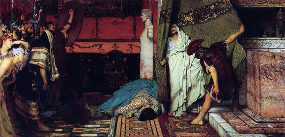  Sir Lawrence Alma-Tadema A Roman Emperor - Claudius - Art Print