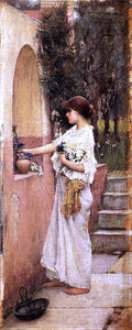  John William Waterhouse Roman Offering - Art Print