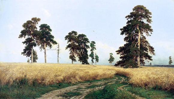  Ivan Ivanovich Shishkin A Rye Field - Art Print