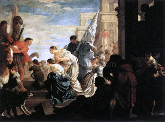  Sebastien Bourdon A Scene from Roman History - Art Print
